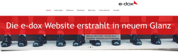 Die e-dox Website erstrahlt in neuem Glanz