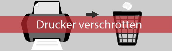 Drucker recyceln und verschrotten