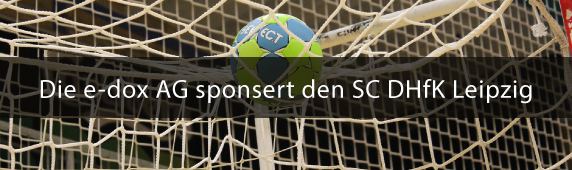 SC DHFK Leipzig Sponsoring e-dox AG